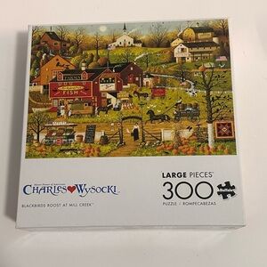 🧩 Buffalo Jigsaw Puzzle – Charles Wysocki 🖌️